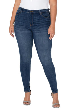 Open ABBY SKINNY HIGH PERFORMANCE DENIM VICTORY-1 in gallery view