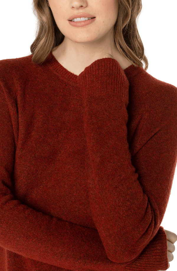 RAGLAN SWEATER WITH SIDE SLITS - View 2