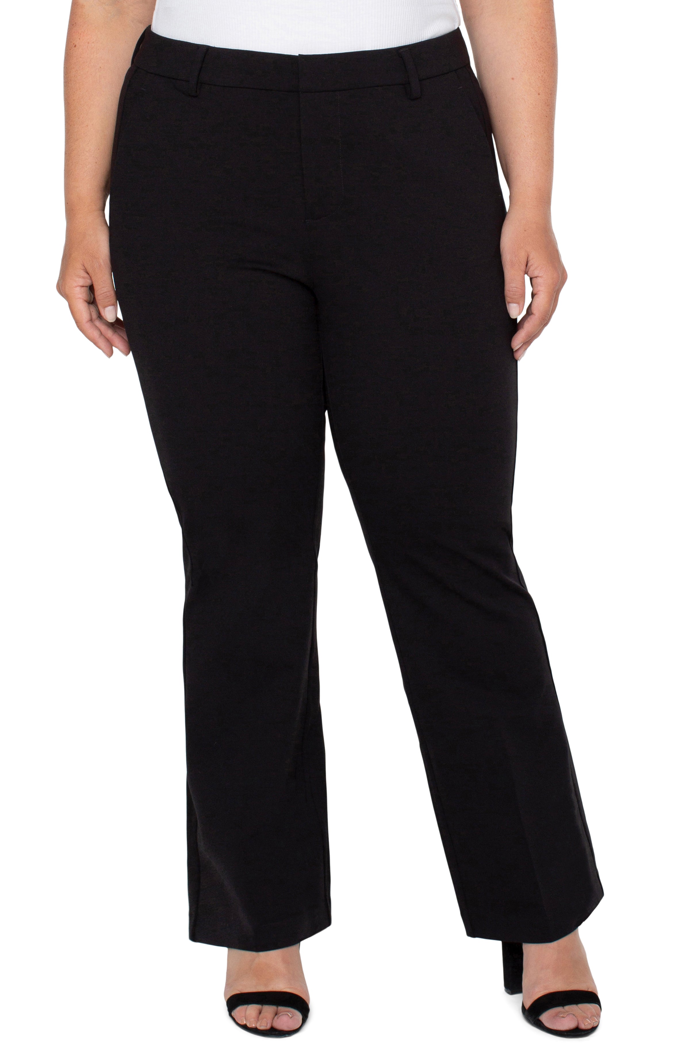 Liverpool Los Angeles Plus Women's Kelsey Flare Pants - Black - Size 24 Liverpool Los Angeles Plus Women's Kelsey Flare Pants - Black - Size 24
